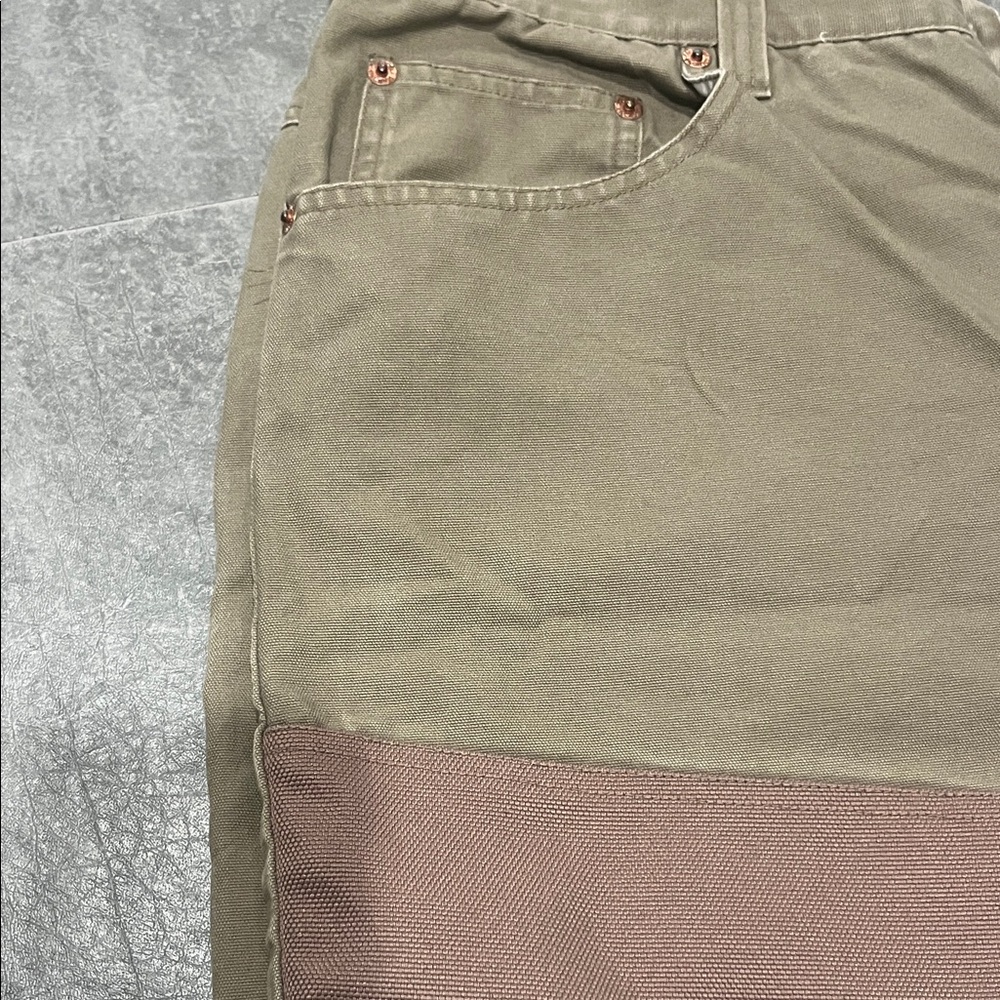 Columbia Men's PHG Work Pant - Olive and Tan size 34 x 32 - Picture 4 of 5